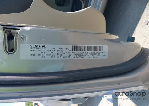 2017 Dodge Grand Caravan Sxt из США, поврежденный, VIN 2C4RDGCG8HR801974